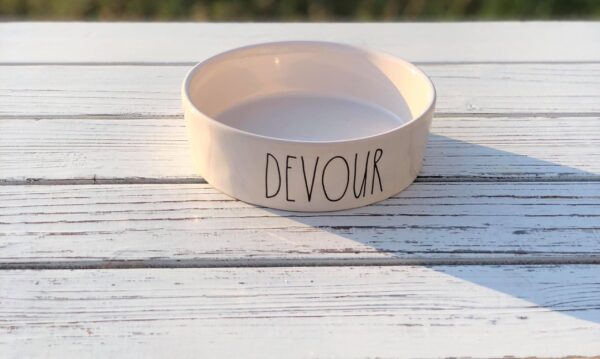 Devour - Rae Dunn Pet Food Bowl
