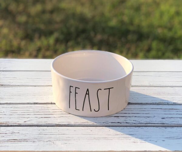 Feast - Rae Dunn Pet Food Bowl