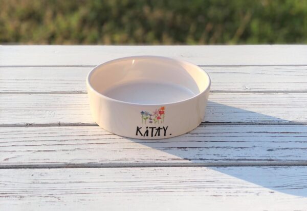 Kitty - Rae Dunn Pet Food Bowl